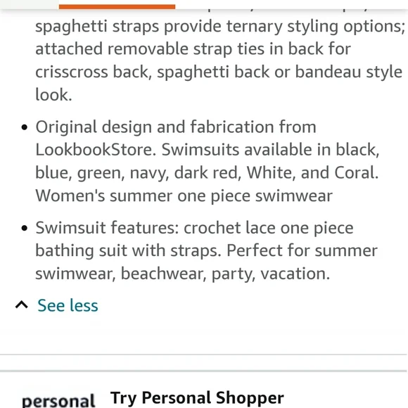 Lookbook crochet one piece swimsuit - Picture 7 of 11